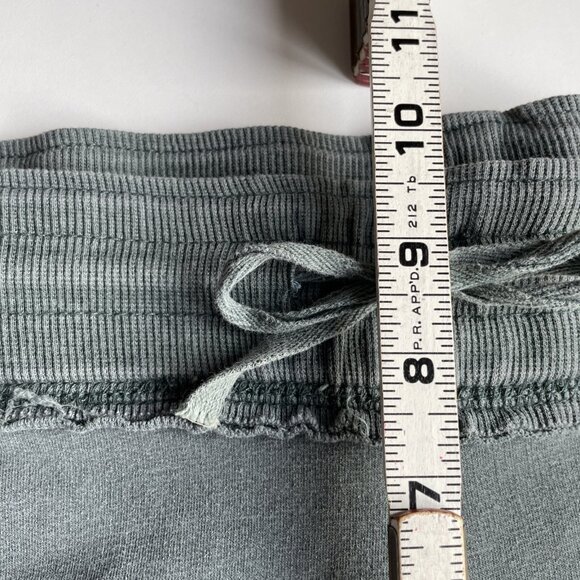 VTG Y2K Vertigo Paris Embroidered Track Pants Women's L Olive Double Sided Bling - Picture 11 of 12